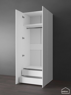 Шкаф Linnea MHR-2PO-3 2050х800х510 (Белый-М 11.1.1) в Можге - mozhga.ok-mebel.com | фото 5