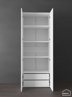 Шкаф Linnea MHR-2PO-4 2050х800х510 (Белый-М 11.1.2) в Можге - mozhga.ok-mebel.com | фото 5