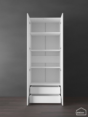 Шкаф Linnea MHR-2PO-4 2050х800х510 (Белый-М 11.1.2) в Можге - mozhga.ok-mebel.com | фото 6