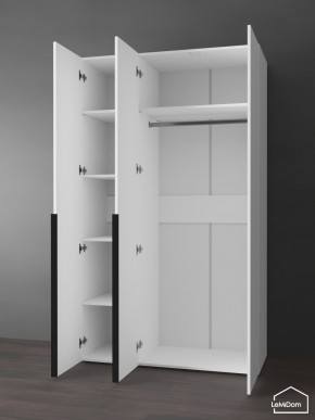 Шкаф Linnea MHR-3-1 2050х1200х510 (Белый-М 11.1.2) в Можге - mozhga.ok-mebel.com | фото 5