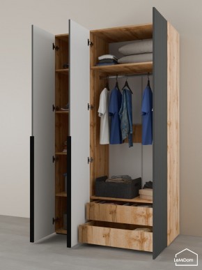 Шкаф Linnea MHR-3-2 2050х1200х510 (ДВ-М 11.1.25) в Можге - mozhga.ok-mebel.com | фото 6