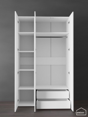 Шкаф Linnea MHR-3PO-2 2050х1200х510 (Белый-М 11.1.2) в Можге - mozhga.ok-mebel.com | фото 5