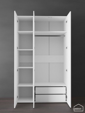 Шкаф Linnea MHR-3PO-2 2050х1200х510 (Белый-М 11.1.2) в Можге - mozhga.ok-mebel.com | фото 6
