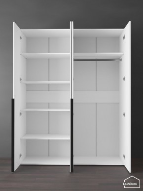 Шкаф Linnea MHR-4-1 2050х1600х510 (Белый-М 11.1.2) в Можге - mozhga.ok-mebel.com | фото 4