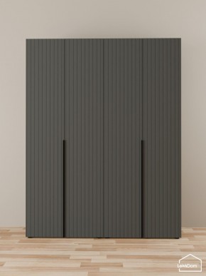 Шкаф Linnea MHR-4-1 2050х1600х510 (Графит-М 11.1.25) в Можге - mozhga.ok-mebel.com | фото