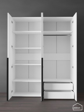 Шкаф Linnea MHR-4-2 2050х1600х510 (Белый-М 11.1.2) в Можге - mozhga.ok-mebel.com | фото 5