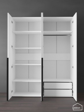 Шкаф Linnea MHR-4-2 2050х1600х510 (Белый-М 11.1.2) в Можге - mozhga.ok-mebel.com | фото 6