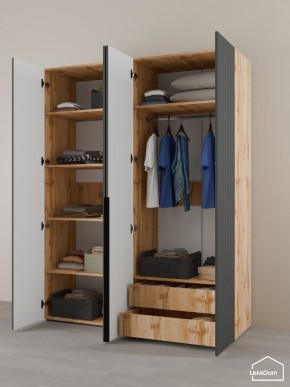 Шкаф Linnea MHR-4-2 2050х1600х510 (ДВ-М 11.1.25) в Можге - mozhga.ok-mebel.com | фото 5