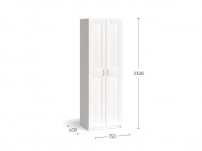 Шкаф МАКС двухдверный, цвет белый в Можге - mozhga.ok-mebel.com | фото 3