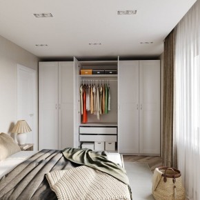 Шкаф МАКС двухстворчатый, цвет белый в Можге - mozhga.ok-mebel.com | фото 4