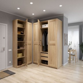 Шкаф МАКС однодверный узкий, цвет Дуб Сонома в Можге - mozhga.ok-mebel.com | фото 4