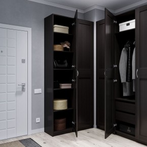 Шкаф МАКС однодверный узкий, цвет Дуб Венге в Можге - mozhga.ok-mebel.com | фото 4