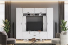 Шкаф настенный "Сандра" 1700 (Белый лофт) в Можге - mozhga.ok-mebel.com | фото 2