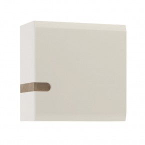 Шкаф навесной 1D/TYP 65, LINATE ,цвет белый/сонома трюфель в Можге - mozhga.ok-mebel.com | фото 2