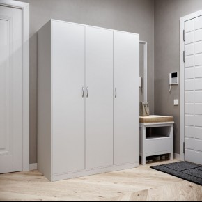 Шкаф ОРИОН трехдверный, цвет белый в Можге - mozhga.ok-mebel.com | фото 2