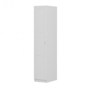 Шкаф ПЕГАС однодверный с рамочным фасадом, цвет белый в Можге - mozhga.ok-mebel.com | фото