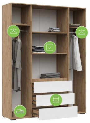Шкаф платяной Элла в Можге - mozhga.ok-mebel.com | фото 4