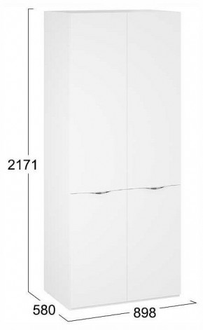 Шкаф платяной Глосс СМ-319.07.003 в Можге - mozhga.ok-mebel.com | фото 4