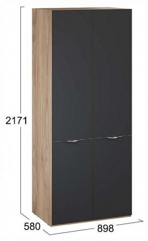 Шкаф платяной Глосс СМ-319.07.003 в Можге - mozhga.ok-mebel.com | фото 4