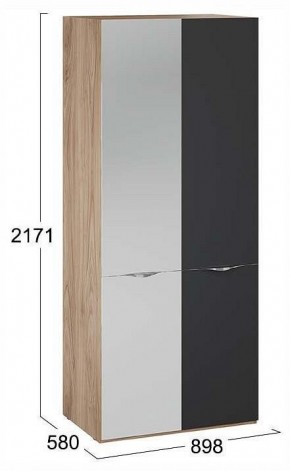 Шкаф платяной Глосс СМ-319.07.005 в Можге - mozhga.ok-mebel.com | фото 4