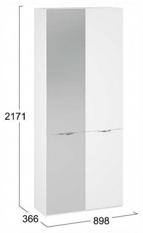 Шкаф платяной Глосс СМ-319.07.015 в Можге - mozhga.ok-mebel.com | фото 4