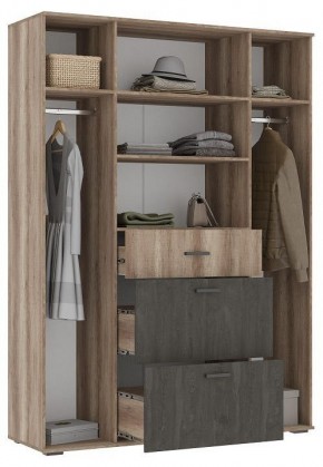 Шкаф платяной Паркинс в Можге - mozhga.ok-mebel.com | фото 2