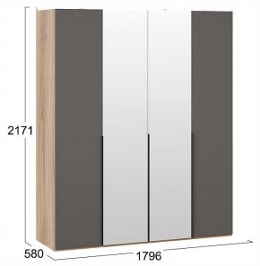 Шкаф платяной Порто СМ-393.07.108 в Можге - mozhga.ok-mebel.com | фото 3