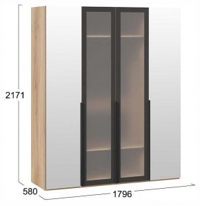 Шкаф платяной Порто СМ-393.07.115 в Можге - mozhga.ok-mebel.com | фото 4
