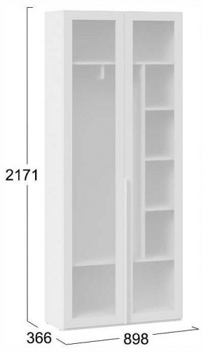 Шкаф платяной Порто СМ-393.07.226 в Можге - mozhga.ok-mebel.com | фото 4