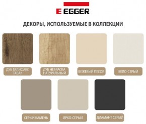 Шкаф распашной серия «ЗЕВС» (PL3/С1/PL2) Серый камень/Небраска натуральный в Можге - mozhga.ok-mebel.com | фото 3