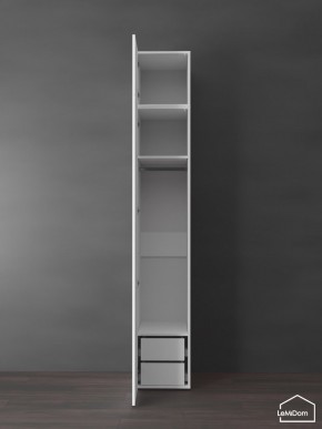 Шкаф с антресолью Linnea MHR-1POA-3 2450х400х510 (Белый-М 11.1.2) в Можге - mozhga.ok-mebel.com | фото 5