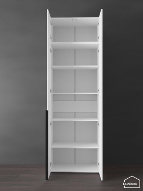 Шкаф с антресолью Linnea MHR-2A-2 2450х800х510 (Белый-М 11.1.2) в Можге - mozhga.ok-mebel.com | фото 4