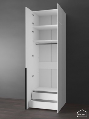 Шкаф с антресолью Linnea MHR-2A-3 2450х800х510 (Белый-М 11.1.2) в Можге - mozhga.ok-mebel.com | фото 5