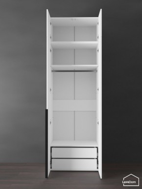 Шкаф с антресолью Linnea MHR-2A-3 2450х800х510 (Белый-М 11.1.2) в Можге - mozhga.ok-mebel.com | фото 6