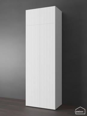 Шкаф с антресолью Linnea MHR-2POA-4 2450х800х510 (Белый-М 11.1.2) в Можге - mozhga.ok-mebel.com | фото