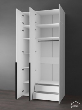Шкаф с антресолью Linnea MHR-3A-2 2450х1200х510 (Белый-М 11.1.2) в Можге - mozhga.ok-mebel.com | фото 5