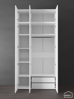 Шкаф с антресолью Linnea MHR-3POA-2 2450х1200х510 (Белый-М 11.1.1) в Можге - mozhga.ok-mebel.com | фото 6