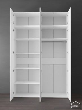 Шкаф с антресолью Linnea MHR-4POA-1 2450х1600х510 (Белый-М 11.1.1) в Можге - mozhga.ok-mebel.com | фото 4