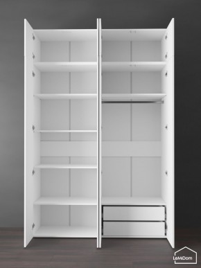 Шкаф с антресолью Linnea MHR-4POA-2 2450х1600х510 (Белый-М 11.1.1) в Можге - mozhga.ok-mebel.com | фото 5