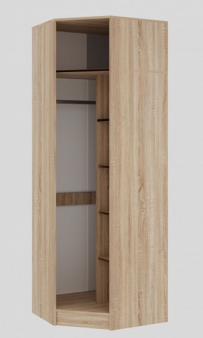 БЕАТРИС Шкаф Угловой (Дуб Сонома/Белый глянец) в Можге - mozhga.ok-mebel.com | фото 2
