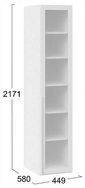 Шкаф-витрина Порто СМ-393.07.008 в Можге - mozhga.ok-mebel.com | фото 3