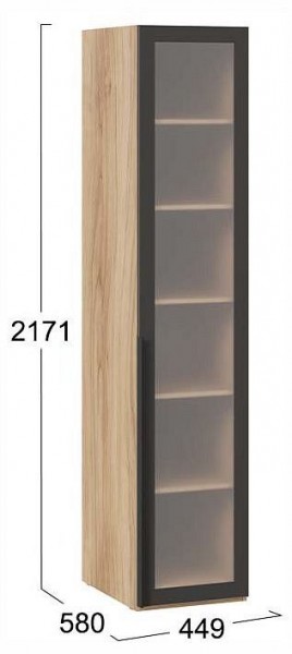 Шкаф-витрина Порто СМ-393.07.008 в Можге - mozhga.ok-mebel.com | фото 3