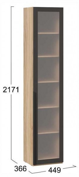Шкаф-витрина Порто СМ-393.07.213 в Можге - mozhga.ok-mebel.com | фото 4