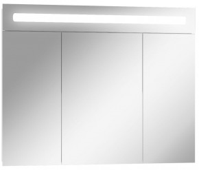Шкаф-зеркало Аврора 90 с подсветкой LED Домино (DV8011HZ) в Можге - mozhga.ok-mebel.com | фото