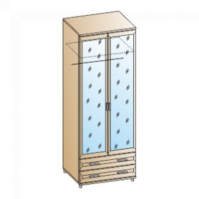 Спальня Мелисса композиция 5 (Гикори Джексон светлый) в Можге - mozhga.ok-mebel.com | фото 6