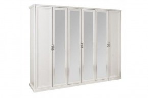 Спальня Мишель 6-ти ств (белый матовый/экокожа) в Можге - mozhga.ok-mebel.com | фото 2