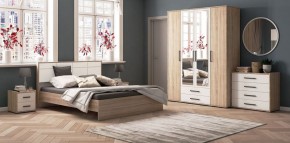 Спальня Соната Тумба прикроватная (дуб сонома/белый) в Можге - mozhga.ok-mebel.com | фото 3