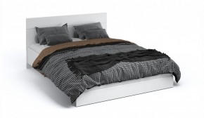 Спальня Йорк Кровать 160 с подъемным механизмом Белый жемчуг/Белый глянец в Можге - mozhga.ok-mebel.com | фото