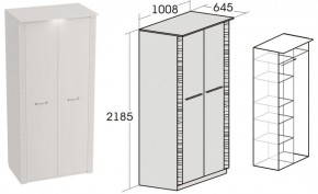 Спальный гарнитур Элана (модульная) Бодега белая в Можге - mozhga.ok-mebel.com | фото 10