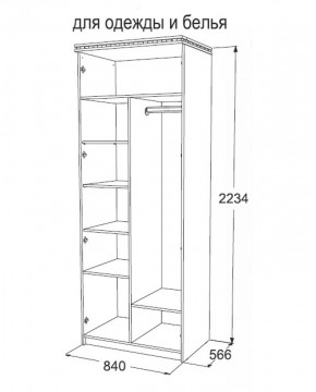 Спальный гарнитур Ольга-13 (модульный) в Можге - mozhga.ok-mebel.com | фото 29